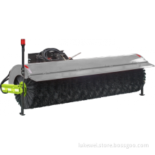Efficient snow removal brushes for urban roads